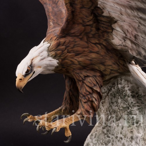 Большая фарфоровая композиция Орел Alka Kaiser, Германия, вт. пол. 20 в.