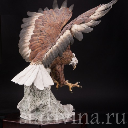 Большая фарфоровая композиция Орел Alka Kaiser, Германия, вт. пол. 20 в.