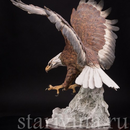 Большая фарфоровая композиция Орел Alka Kaiser, Германия, вт. пол. 20 в.