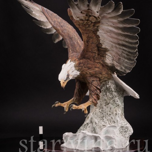 Большая фарфоровая композиция Орел Alka Kaiser, Германия, вт. пол. 20 в.