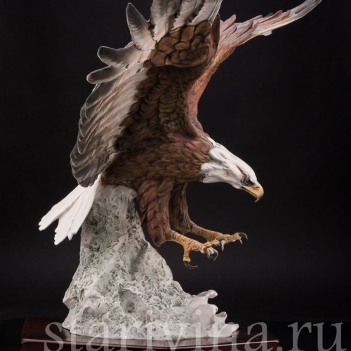 Большая фарфоровая композиция Орел Alka Kaiser, Германия, вт. пол. 20 в.