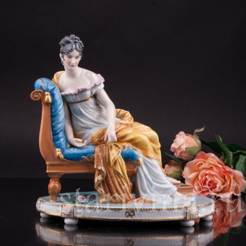 Композиция из фарфора Мадам Рекамье, Dressel, Kister & Co, Германия, нач. 20 века.