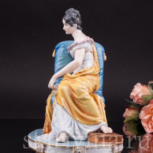 Композиция из фарфора Мадам Рекамье, Dressel, Kister & Co, Германия, нач. 20 века.