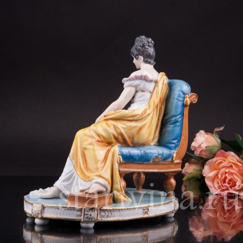 Композиция из фарфора Мадам Рекамье, Dressel, Kister & Co, Германия, нач. 20 века.