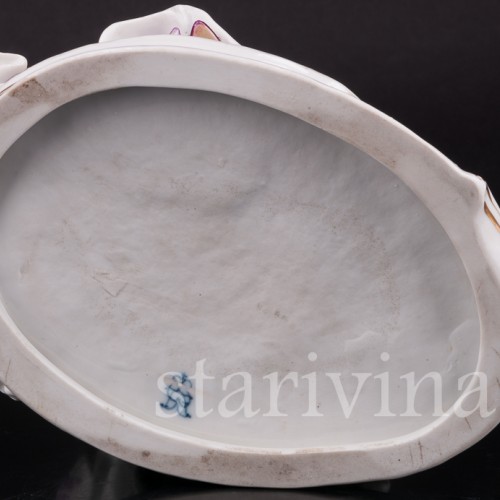 Фарфоровая композиция Дама с арапчонком, Volkstedt, Германия, до 1935 г.