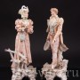 Фарфоровые статуэтки Галантная пара, E. A. Muller, Германия, кон. 19, нач. 20 вв.