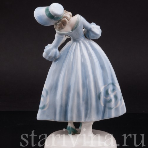 Фигурка из фарфора Танцующая девушка, Von Schierholz, Германия, 1907 - 1927 гг.