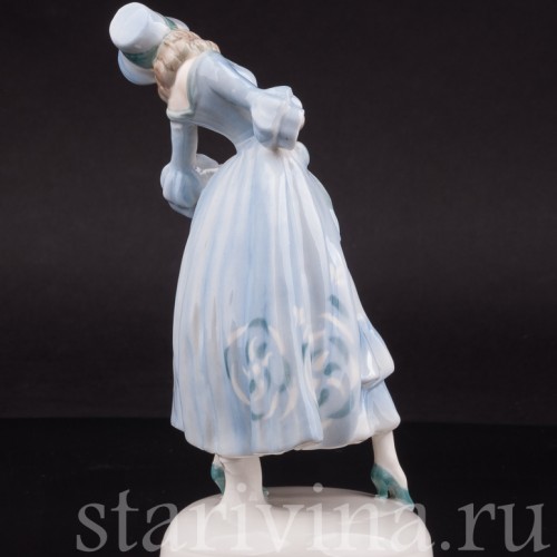 Фигурка из фарфора Танцующая девушка, Von Schierholz, Германия, 1907 - 1927 гг.