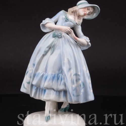 Фигурка из фарфора Танцующая девушка, Von Schierholz, Германия, 1907 - 1927 гг.