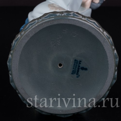 Фарфоровая статуэтка девушки Гейша, Lladro, Испания, 1978 г.