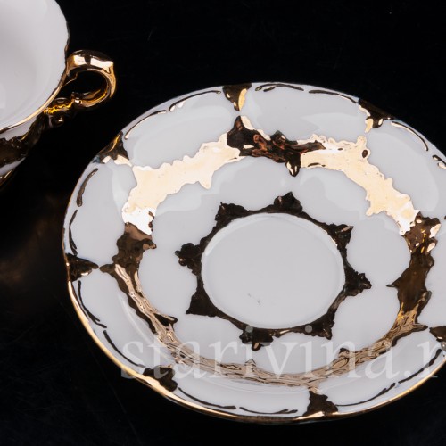 Фарфоровая Кофейная пара, Meissen, Германия, вт. пол. 20 века.