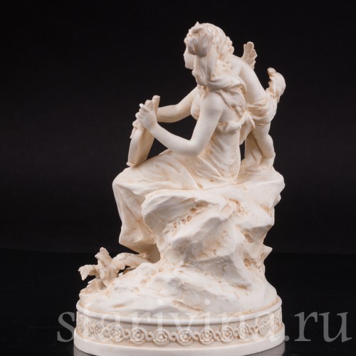 Фарфоровая композиция Венера и Купидон, аллегория любви, Karl Ens, Германия, 1900 гг.