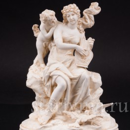 Фарфоровая композиция Венера и Купидон, аллегория Любви, Karl Ens, Германия, 1900 гг.