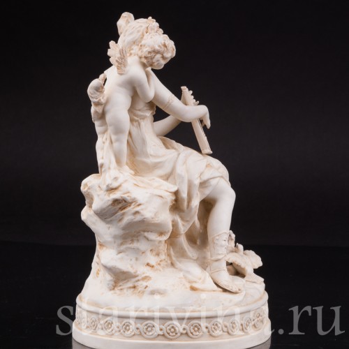 Фарфоровая композиция Венера и Купидон, аллегория любви, Karl Ens, Германия, 1900 гг.