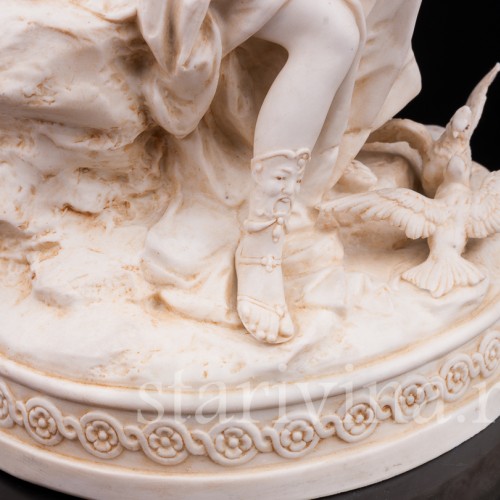 Фарфоровая композиция Венера и Купидон, аллегория любви, Karl Ens, Германия, 1900 гг.