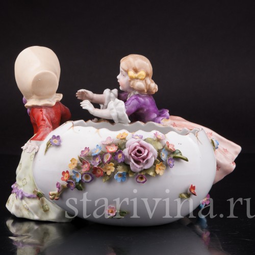 Ну-ка, догони! Играющие девочки, E. A. Muller, Германия