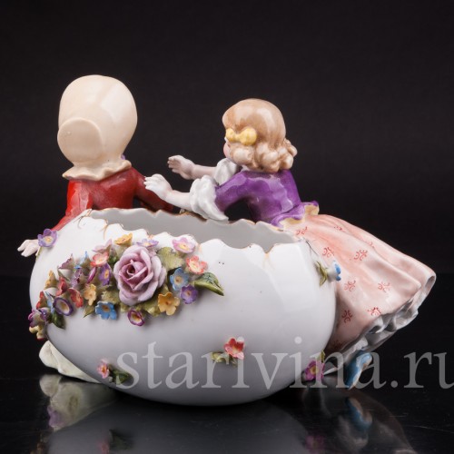 Ну-ка, догони! Играющие девочки, E. A. Muller, Германия