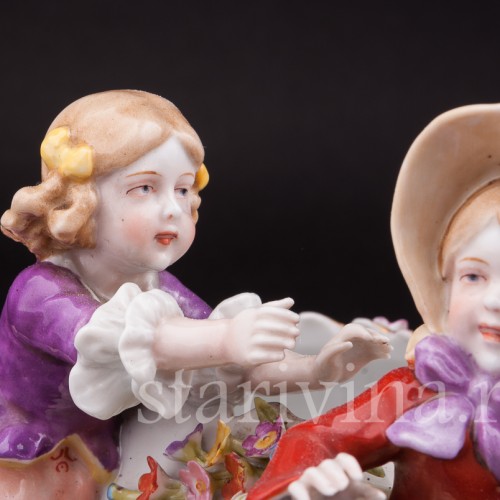 Ну-ка, догони! Играющие девочки, E. A. Muller, Германия