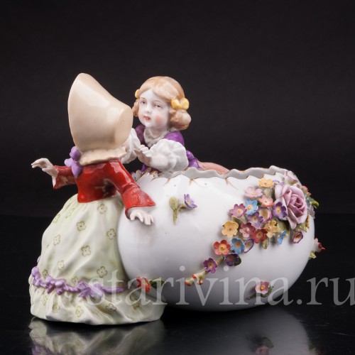 Ну-ка, догони! Играющие девочки, E. A. Muller, Германия