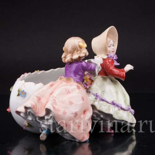 Ну-ка, догони! Играющие девочки, E. A. Muller, Германия