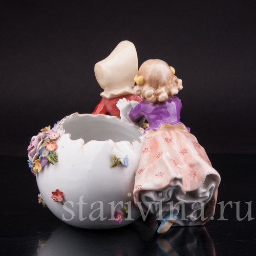 Ну-ка, догони! Играющие девочки, E. A. Muller, Германия