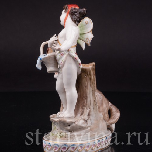 Композиция из фарфора Красная шапочка и волк, Ernst Bohne Sohne, Германия, 1901-37 гг.