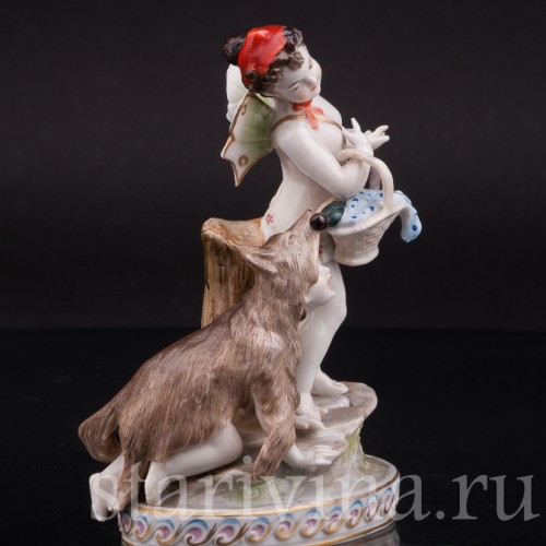 Композиция из фарфора Красная шапочка и волк, Ernst Bohne Sohne, Германия, 1901-37 гг.
