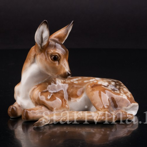 Фигурка из фарфора Олененок, Hutschenreuther, Германия, 1955-68 гг.