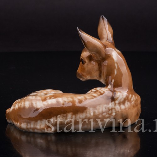 Фигурка из фарфора Олененок, Hutschenreuther, Германия, 1955-68 гг.