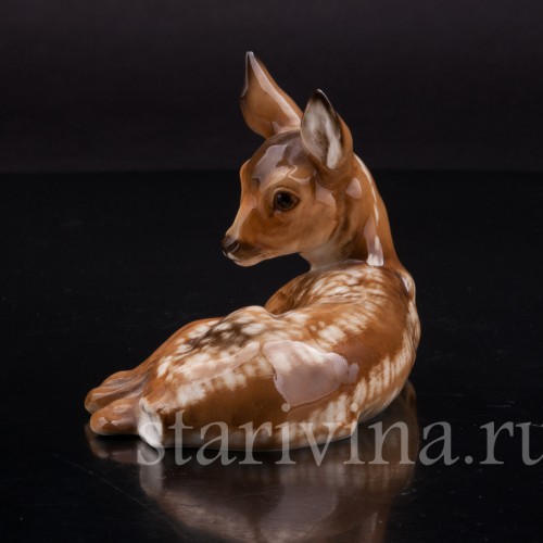 Фигурка из фарфора Олененок, Hutschenreuther, Германия, 1955-68 гг.