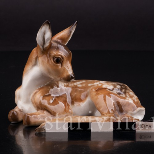 Фигурка из фарфора Олененок, Hutschenreuther, Германия, 1955-68 гг.