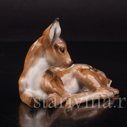 Фигурка из фарфора Олененок, Hutschenreuther, Германия, 1955-68 гг.