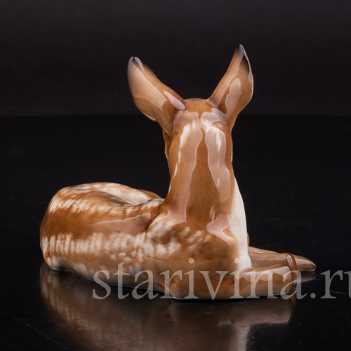 Фигурка из фарфора Олененок, Hutschenreuther, Германия, 1955-68 гг.