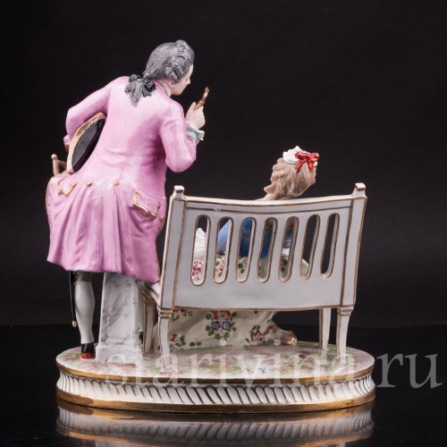 Композиция из фарфора Лорнет, Porcelaine de Paris, Франция, 19 в.