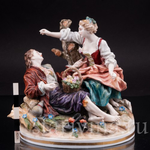 Фарфоровая композиция Конфеты, Дрезден, Германия, нач. 20 в.