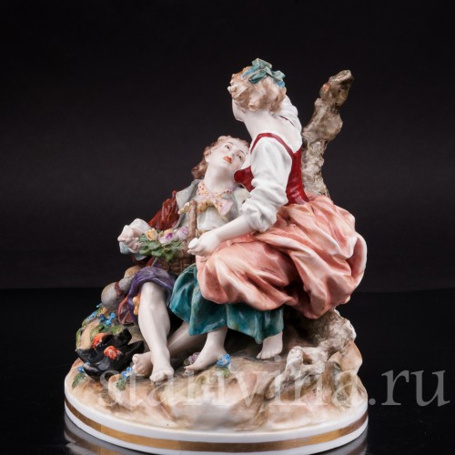 Фарфоровая композиция Конфеты, Дрезден, Германия, нач. 20 в.