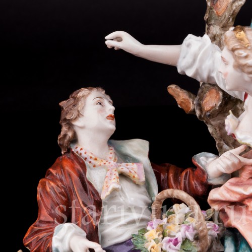 Фарфоровая композиция Конфеты, Дрезден, Германия, нач. 20 в.