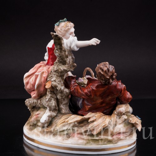 Фарфоровая композиция Конфеты, Дрезден, Германия, нач. 20 в.