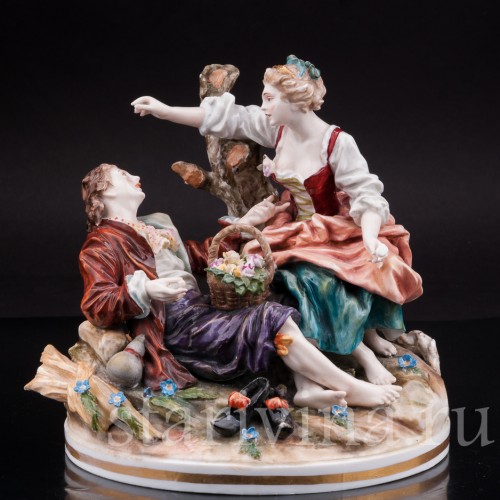 Фарфоровая композиция Конфеты, Дрезден, Германия, нач. 20 в.