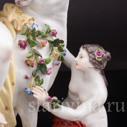 Антикварная фарфоровая композиция Похищение Европы, Meissen, Германия, сер.19 - нач.20 вв.