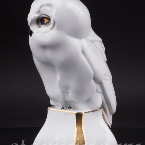 Статуэтка птицы из фарфора Полярная сова, Hutschenreuther, Германия, 1920-30 гг.