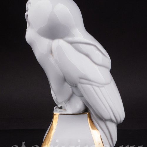 Статуэтка птицы из фарфора Полярная сова, Hutschenreuther, Германия, 1920-30 гг.