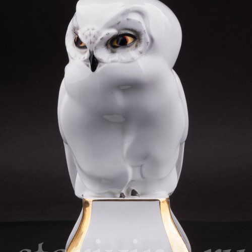 Статуэтка птицы из фарфора Полярная сова, Hutschenreuther, Германия, 1920-30 гг.