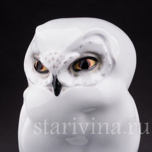 Статуэтка птицы из фарфора Полярная сова, Hutschenreuther, Германия, 1920-30 гг.