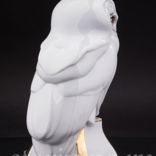 Статуэтка птицы из фарфора Полярная сова, Hutschenreuther, Германия, 1920-30 гг.