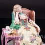 Фарфоровая статуэтка Спящая, Porcelaine de Paris, Франция, 19 в.