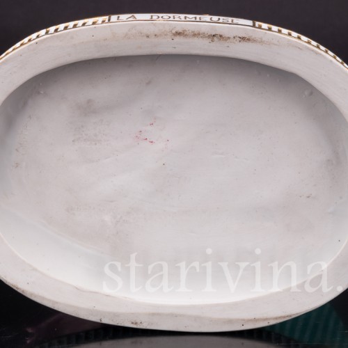 Фарфоровая статуэтка Спящая, Porcelaine de Paris, Франция, 19 в.