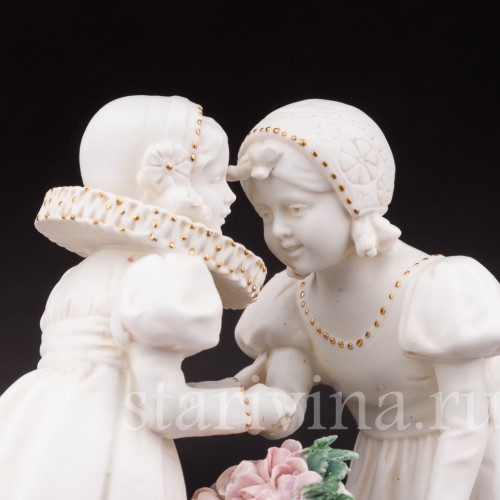 Фарфоровая статуэтка Сердечные поздравления, Goebel, Германия, перв. пол. 20 в.