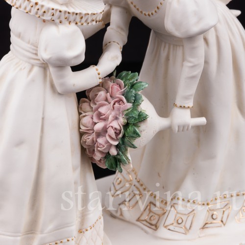 Фарфоровая статуэтка Сердечные поздравления, Goebel, Германия, перв. пол. 20 в.