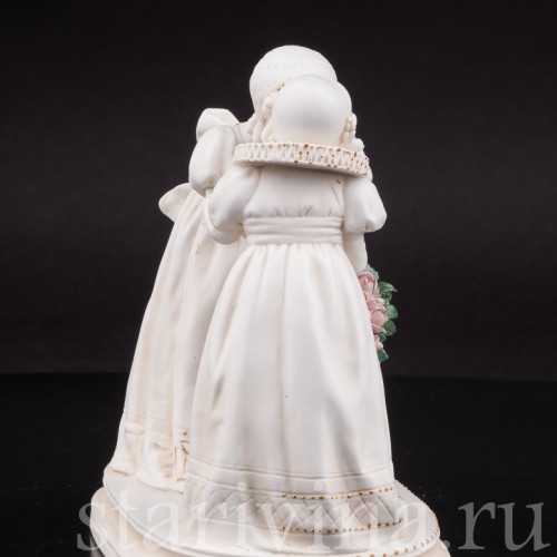 Фарфоровая статуэтка Сердечные поздравления, Goebel, Германия, перв. пол. 20 в.